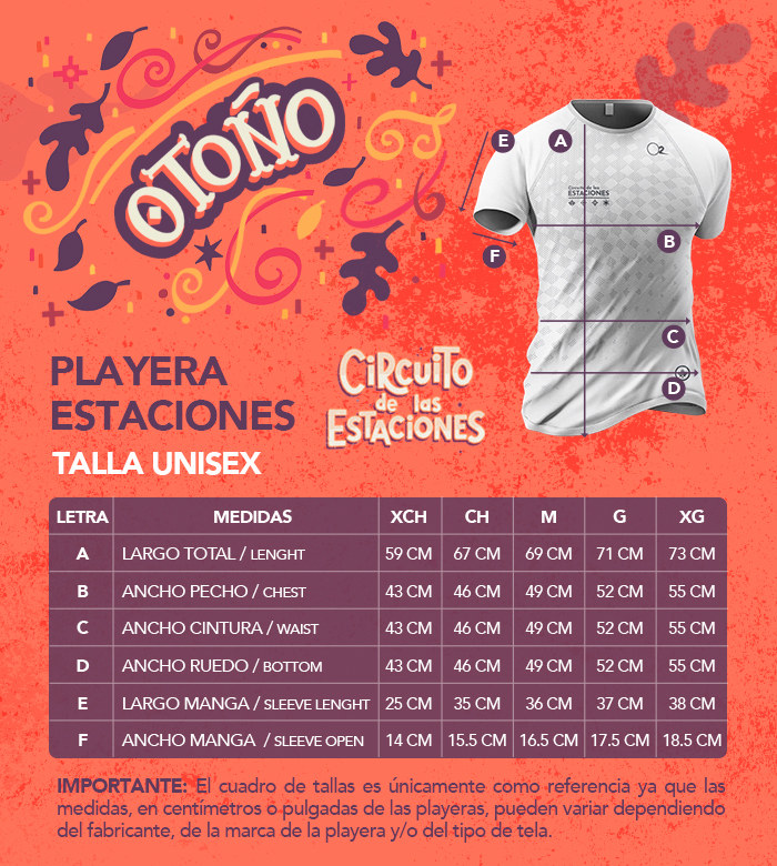 camiseta c. estaciones otoño queretaro 2025