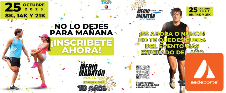 10MA EDICIÓN MEDIO MARATÓN NOCTURNO 2025